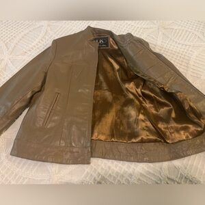 Leather King Tan Jacket